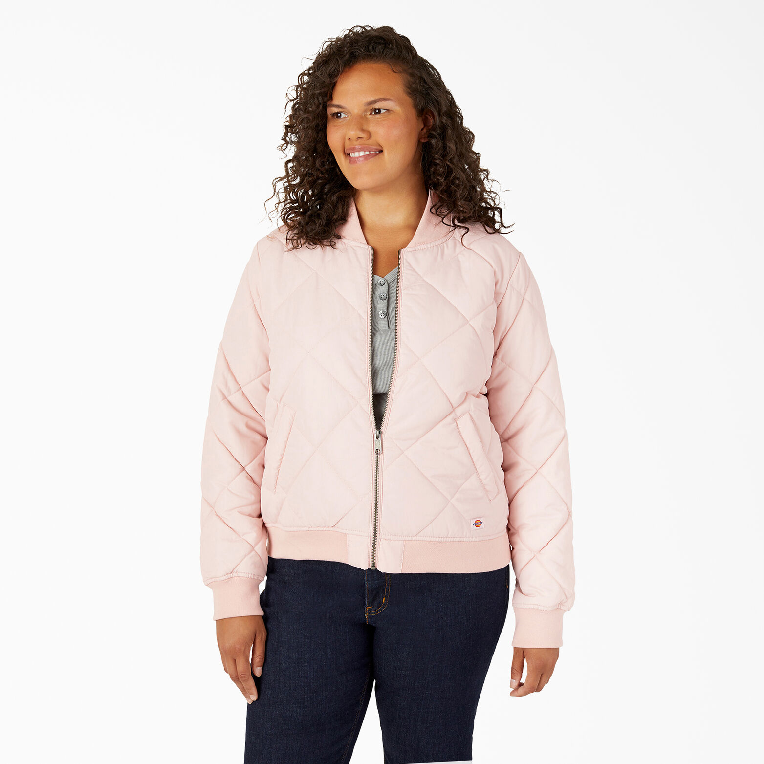 Dickies womens Quilted Bomber Vest